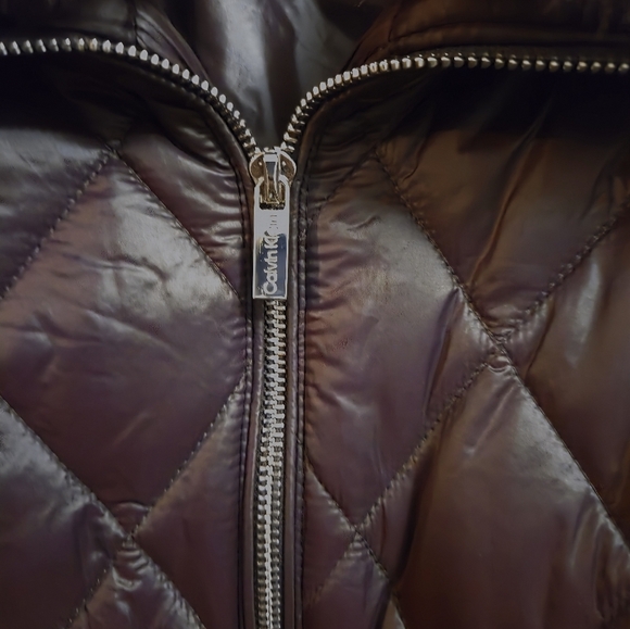 Calvin Klein Purple Quilted Vest with Belted Waist - Picture 7 of 15